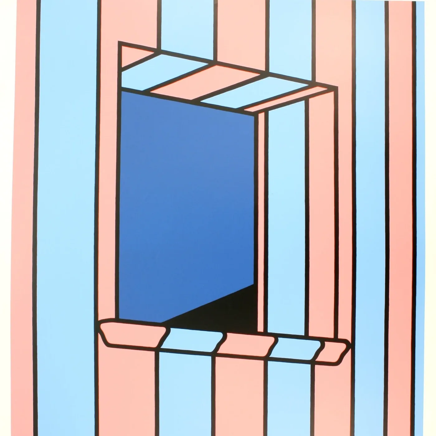 Patrick Caulfield, &ldquo;Small Window at Night&rdquo; (screenprint)