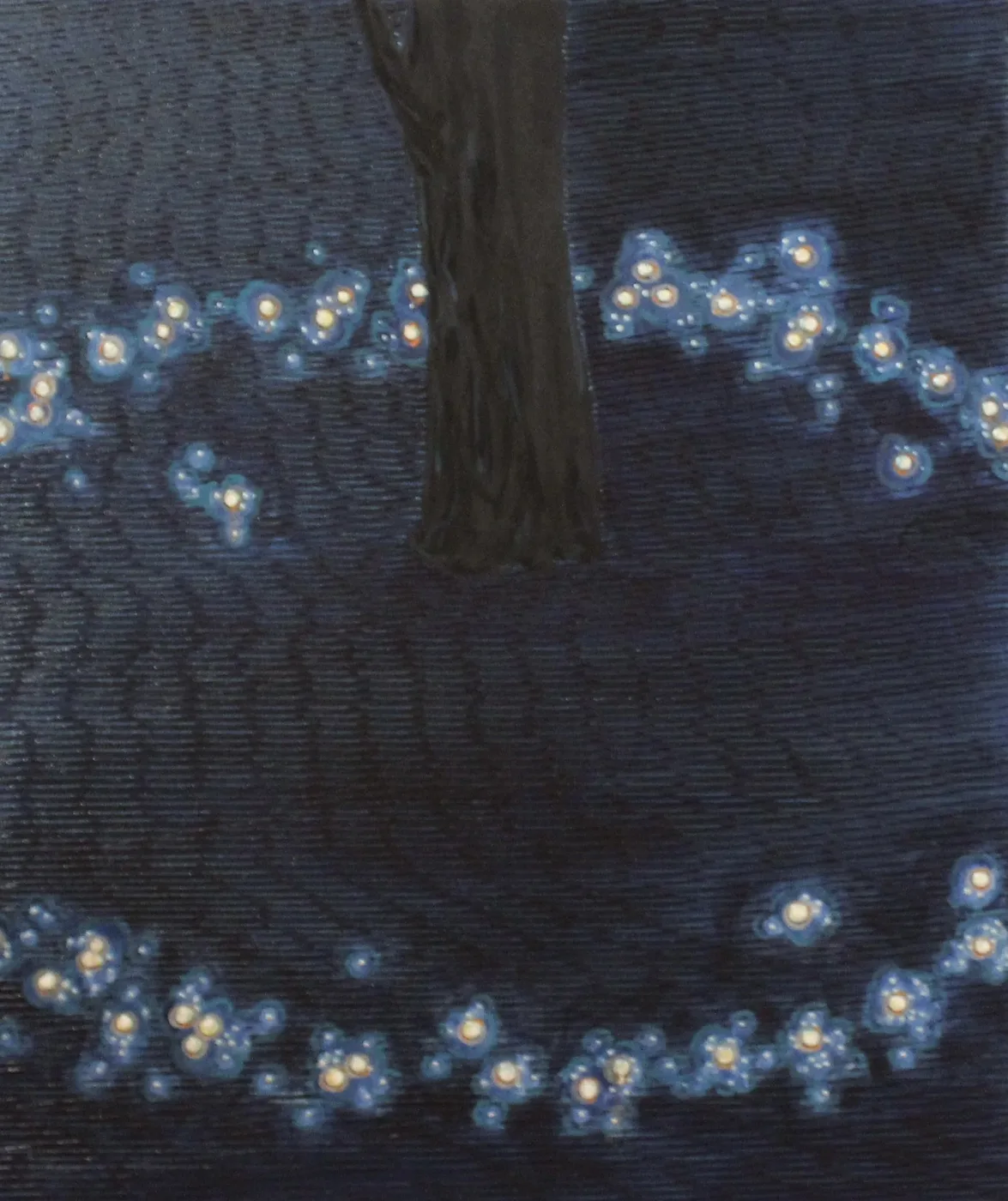 Michiko Itatani, &ldquo;CTRL-Home/Echo&rdquo; from Moon Light / Mooring CTRL-4 (2010, oil on canvas)