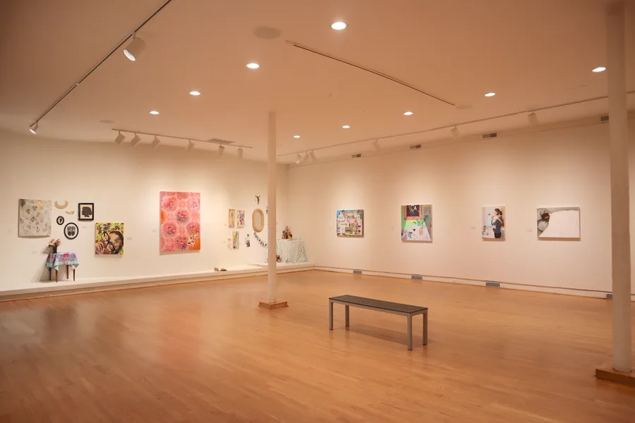 Painting exploring domesticity from the exhibition At Home