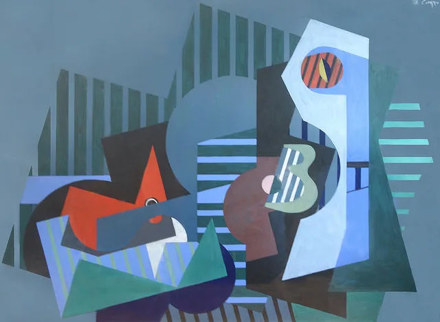 Artwork from the exhibition Cubism Collage Cybergrams Concrete