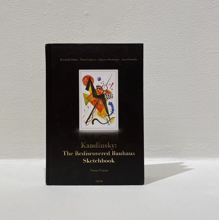 Page from Wassily Kandinsky's 1922 sketchbook on display