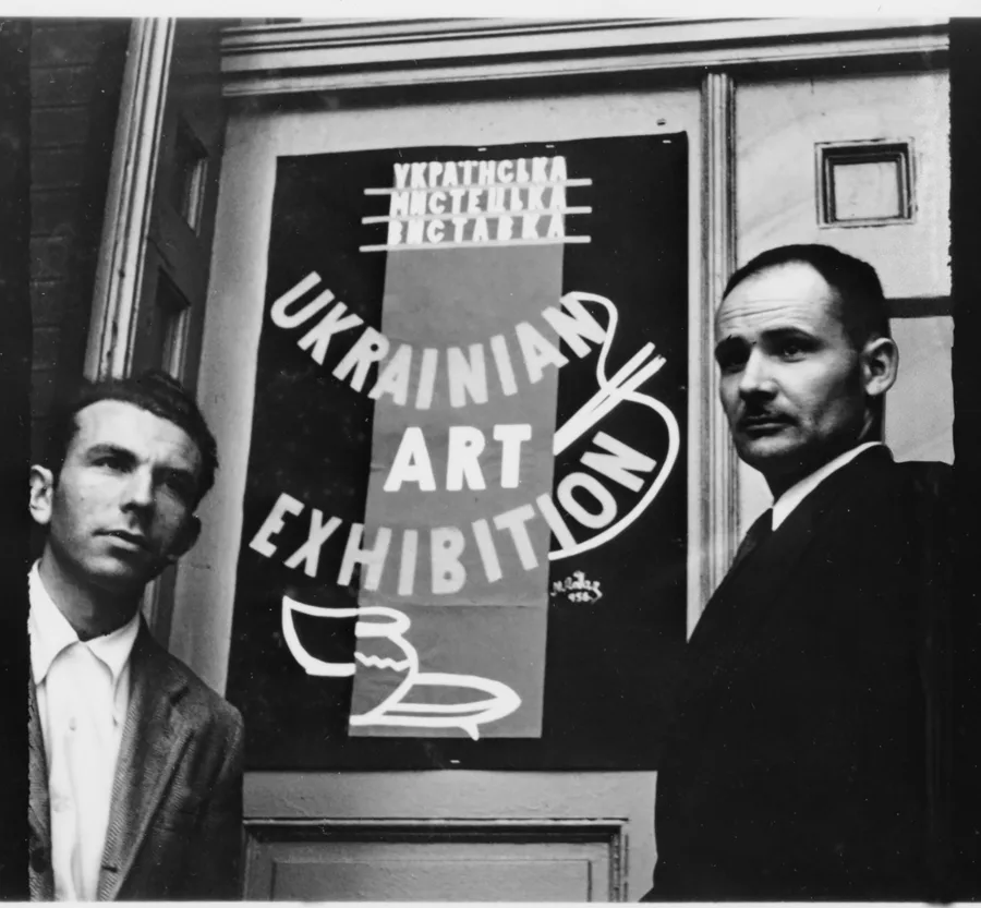 Konstantin Milonadis and Mychajlo Urban, from Lions: Founding Years of the Ukrainian Institute of Modern Art