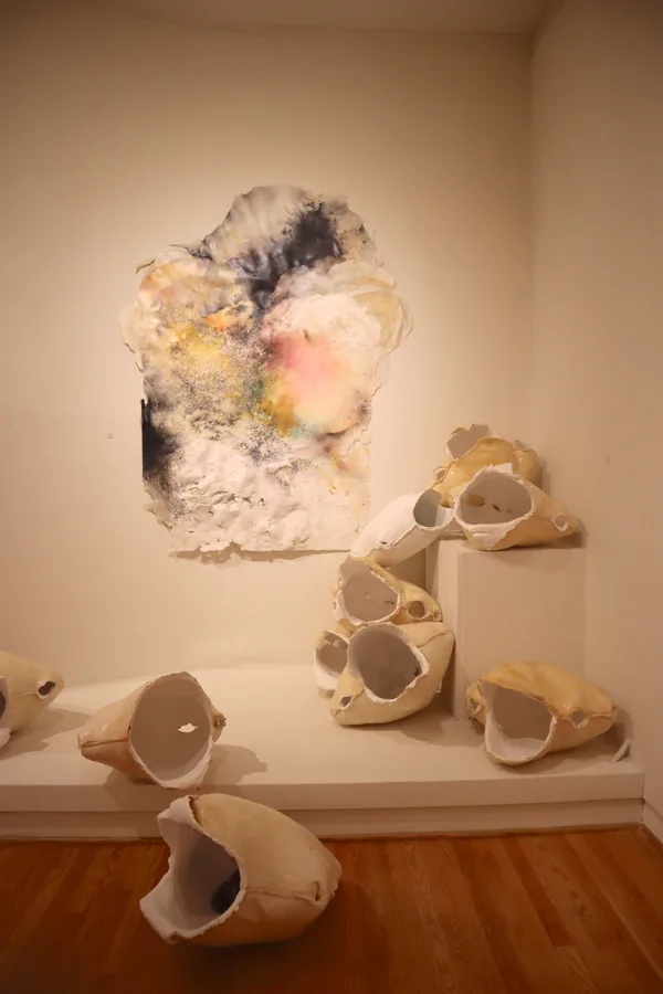 Mixed media artwork from the exhibition Naturally