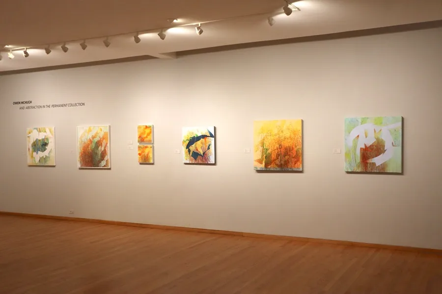 Abstract painting by Owen McHugh, from Owen McHugh and Abstraction in the Permanent Collection