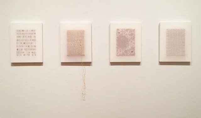Artwork from the exhibition Sedimented