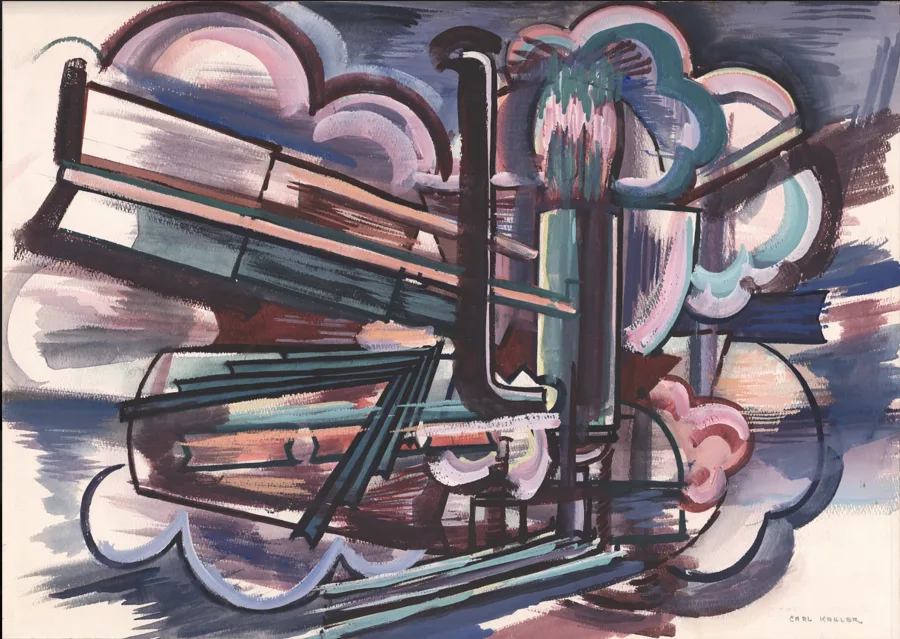Works Progress Administration era artwork from the Illinois State Museum collection